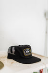 howdy partner armadillo | black nylon field trip trucker hat