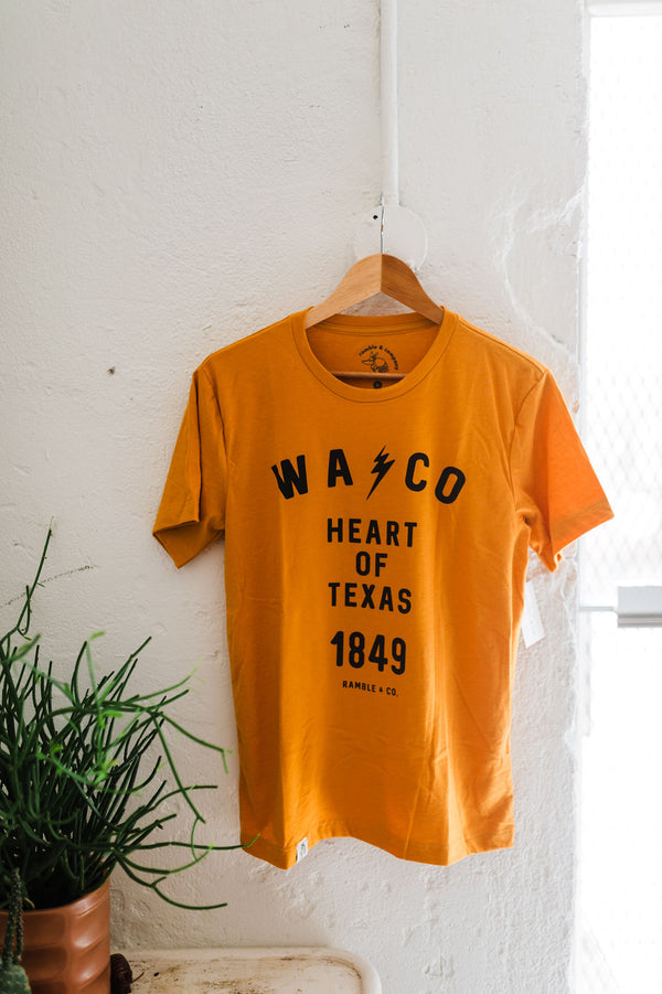 waco bolt | vintage gold tee