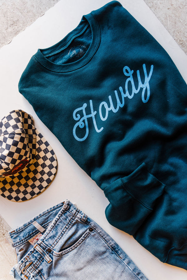 howdy  | atlantic drop shoulder fleece crewneck