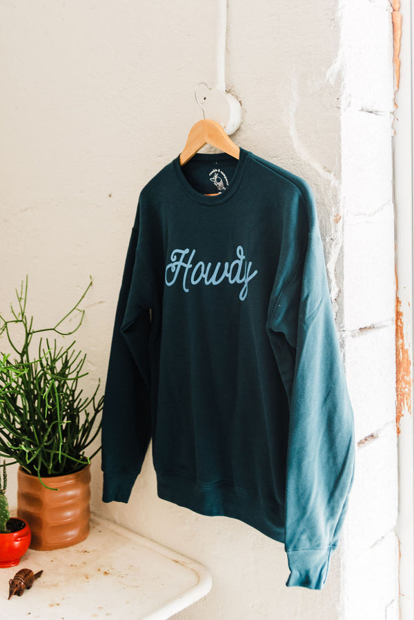 howdy  | atlantic drop shoulder fleece crewneck