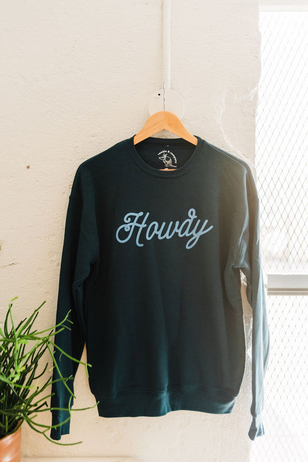 howdy  | atlantic drop shoulder fleece crewneck