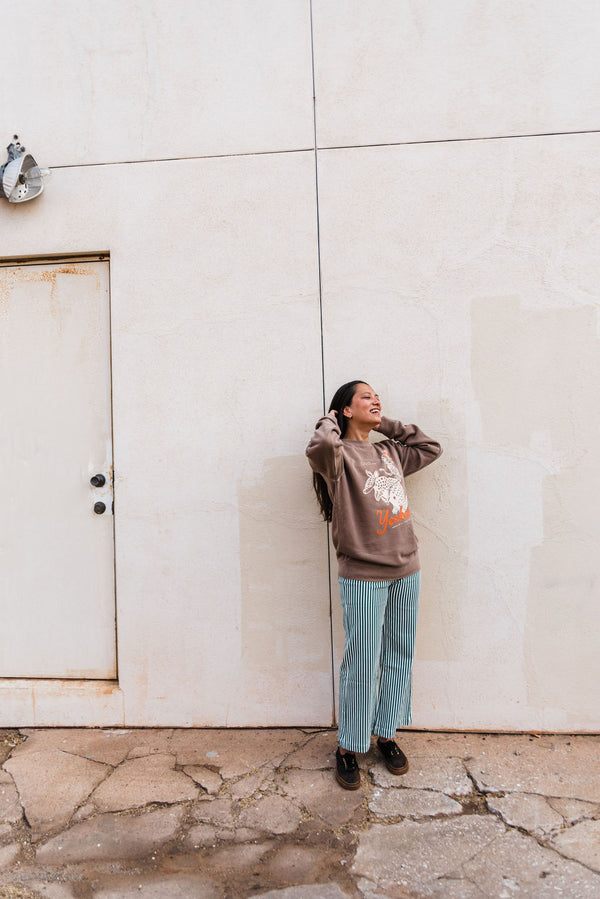 yeehaw | pigment clay sweatshirt