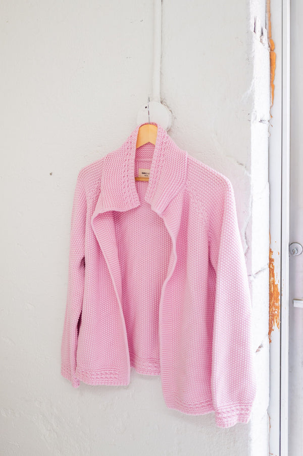 ramble cozy cardigan | petal pink