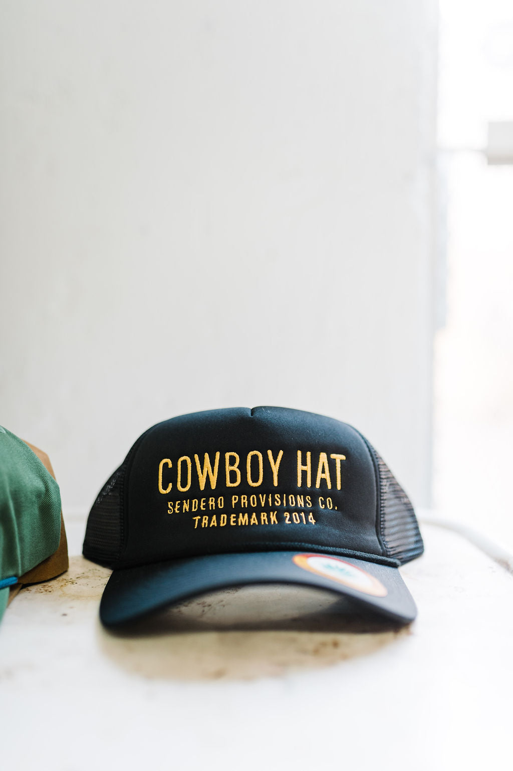 cowboy hat | black + gold hat