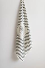 rose print + stripe | soft scarf