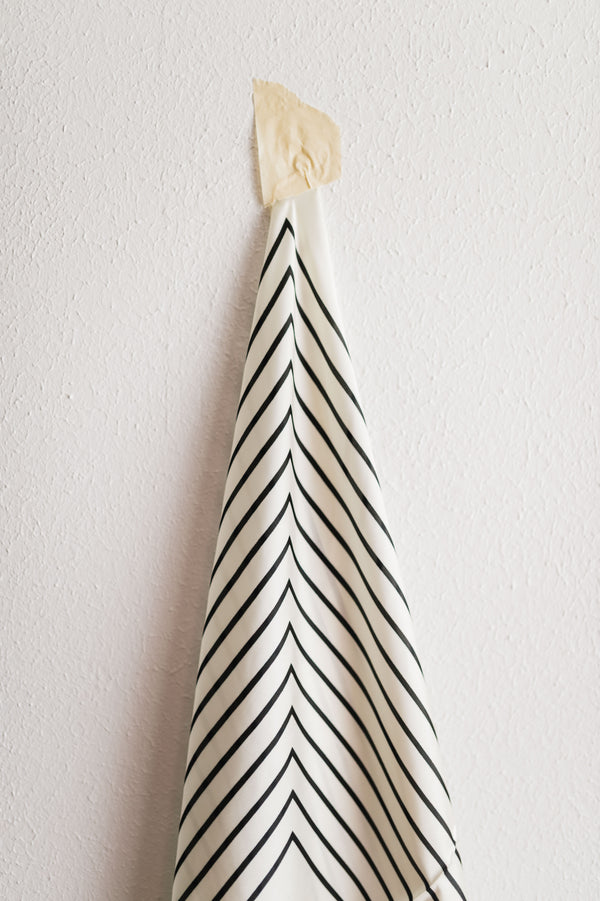rose print + stripe | soft scarf
