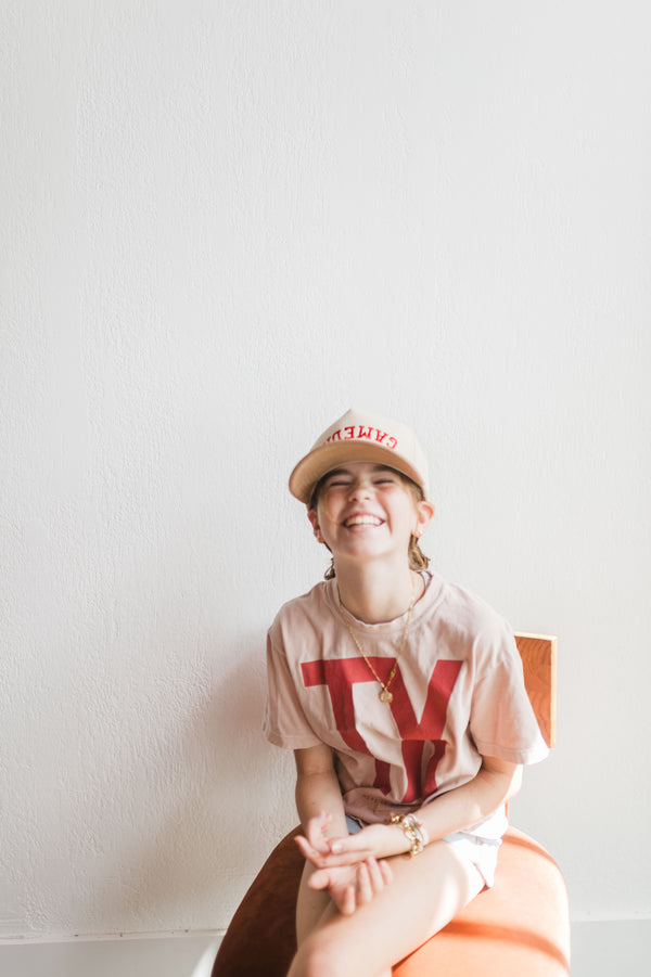 gameday upside down trucker hat | beige