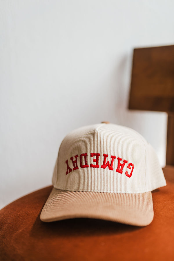gameday upside down trucker hat | beige