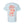 roll with it armadillo soothing blue | comfort wash unisex tee