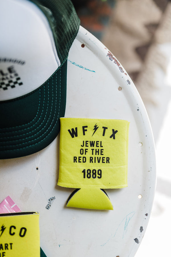 wichita falls koozie | yellow