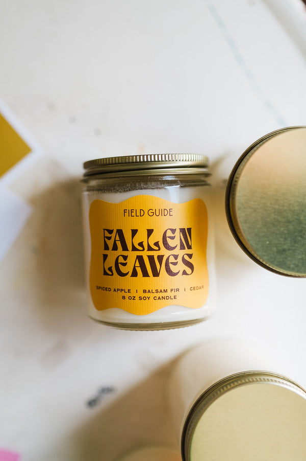 8 oz soy candle | fallen leaves