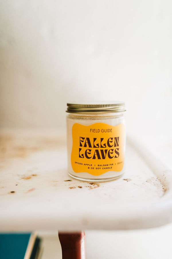 8 oz soy candle | fallen leaves