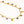 mult-color charm necklace cz | 18k gold