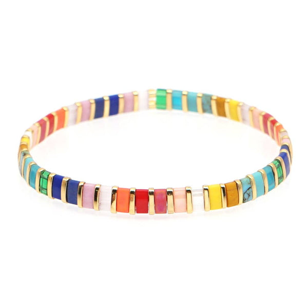 colorful stack bracelet | small multi