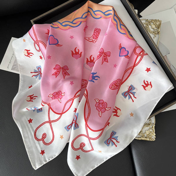western cowgirl bandana | pink