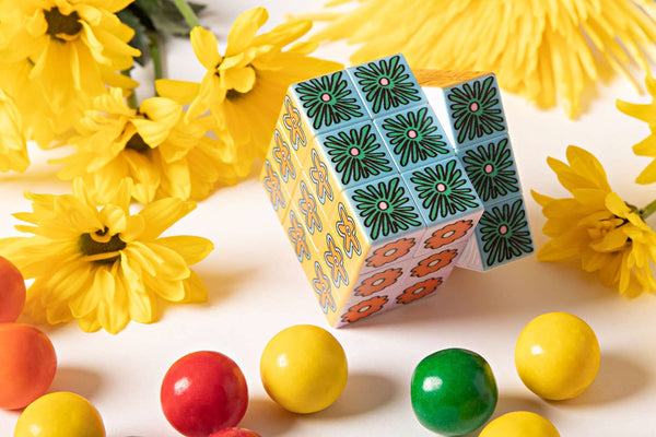 art rubix cube | flower pop