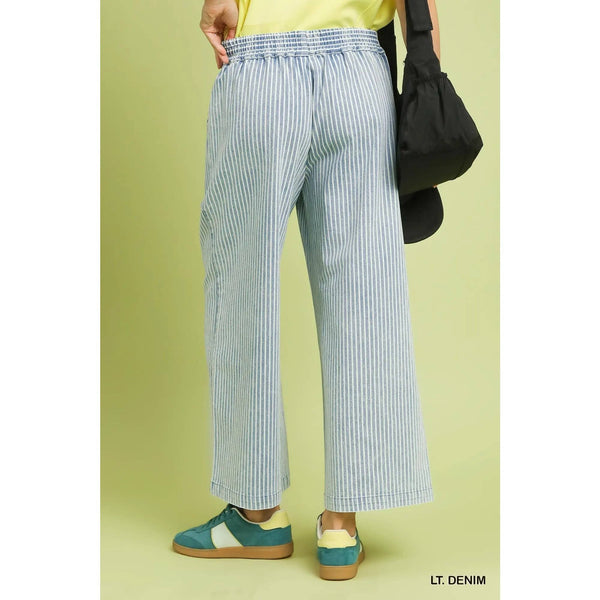 stone wash stripe | pants