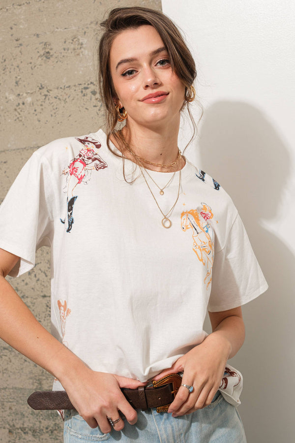 western motif | graphic tee