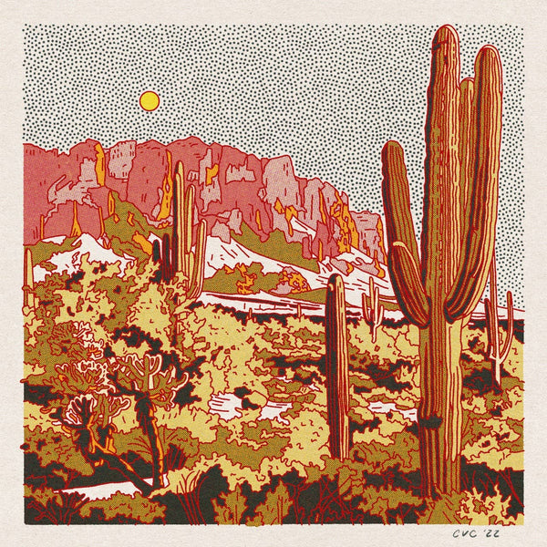 desert mountain #35 | 12"x12"