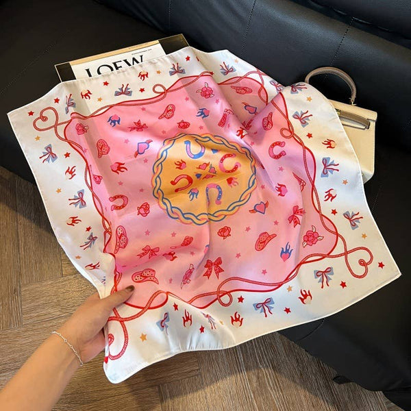 western cowgirl bandana | pink