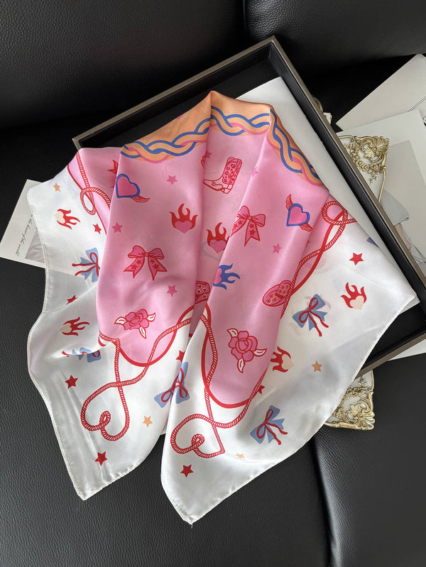 western cowgirl bandana | pink