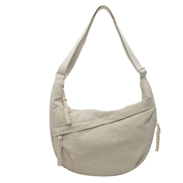 crossbody dumpling bag | cream