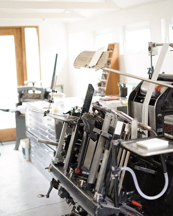 letterpress greeting card | thanks for the good company!