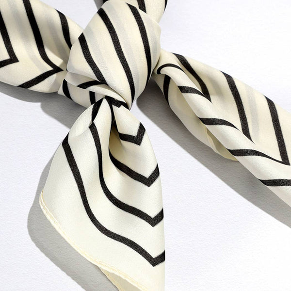 rose print + stripe | soft scarf