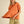 mineral washed oversized crop tee | burnt orange