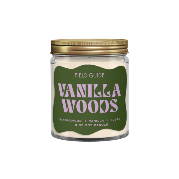 8 oz soy candle | vanilla woods