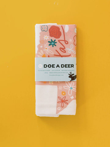 texas floral | kitchen towel