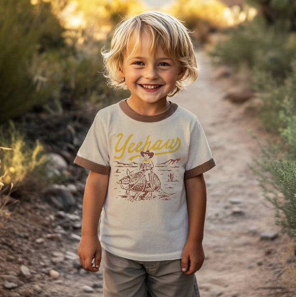 yeehaw vintage ringer | kids
