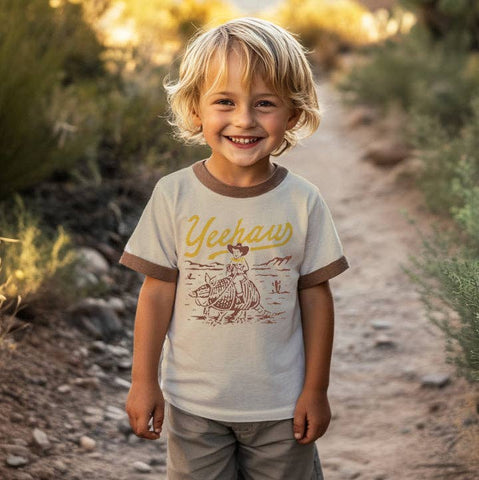 yeehaw vintage ringer | kids