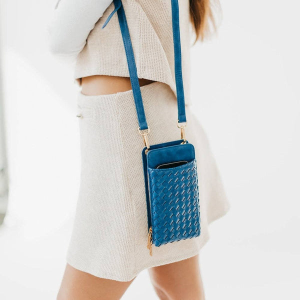 double duty phone bag | navy