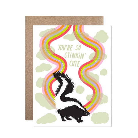 so stinkin' cute | card