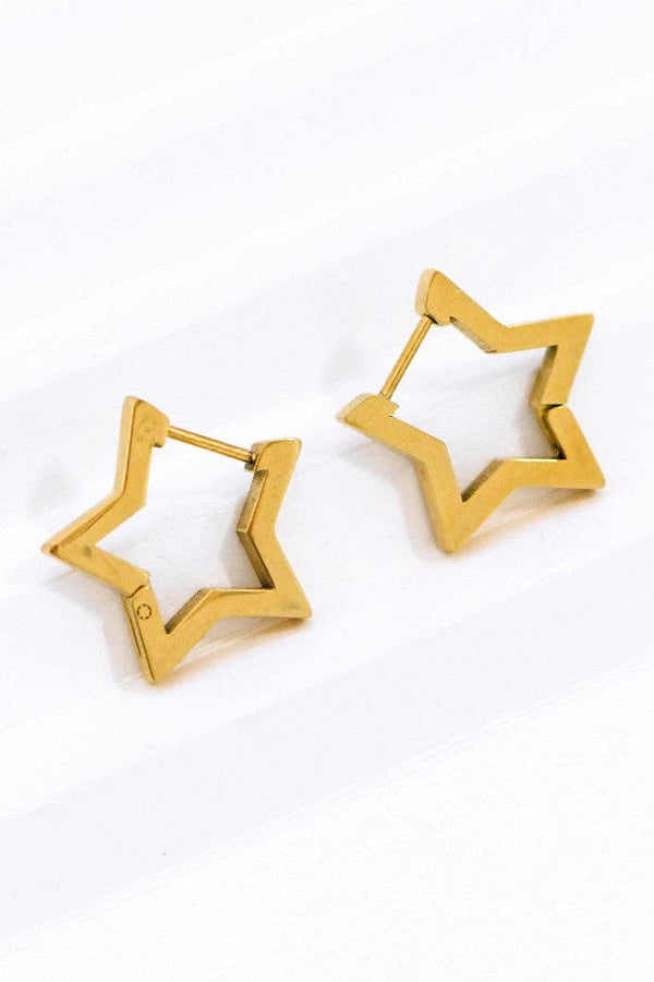 star huggie | earring