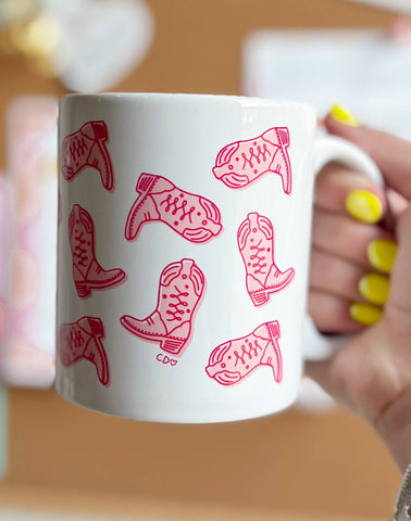 western cowgirl boots | mug