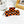 checker medium clip | orange + black