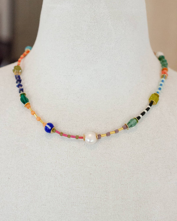 beaded friendship necklace