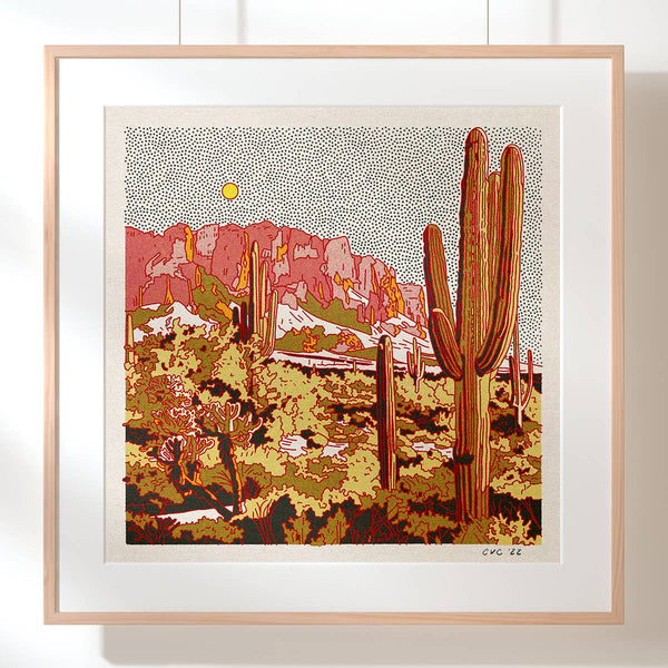 desert mountain #35 | 12"x12"