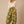 retro floral drawstring pants | mustard + olive