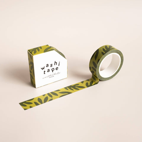 washi tape | lush leaves