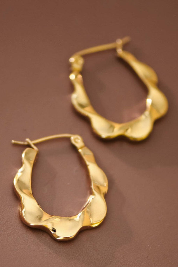 wave scallop | earring