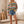 oversized mineral washed terry stripe pullover | honey combo