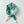 floral tassel bandana | green + blue