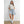 boxy stripe crop tee | ivory + blue