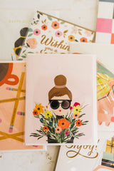 thanks a bunch girl | notecard