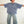 oversized boyfriend tee| blue + lavender stripe