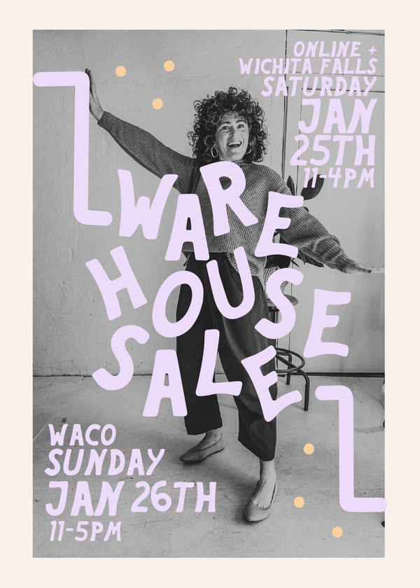 2025 WAREHOUSE SALE | free event