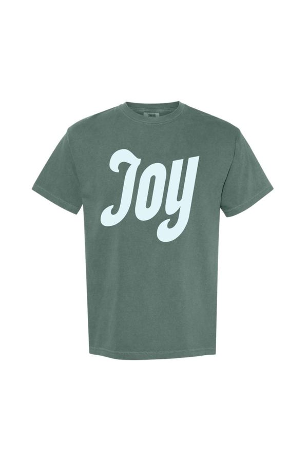 joy | blue spruce comfort colors tee